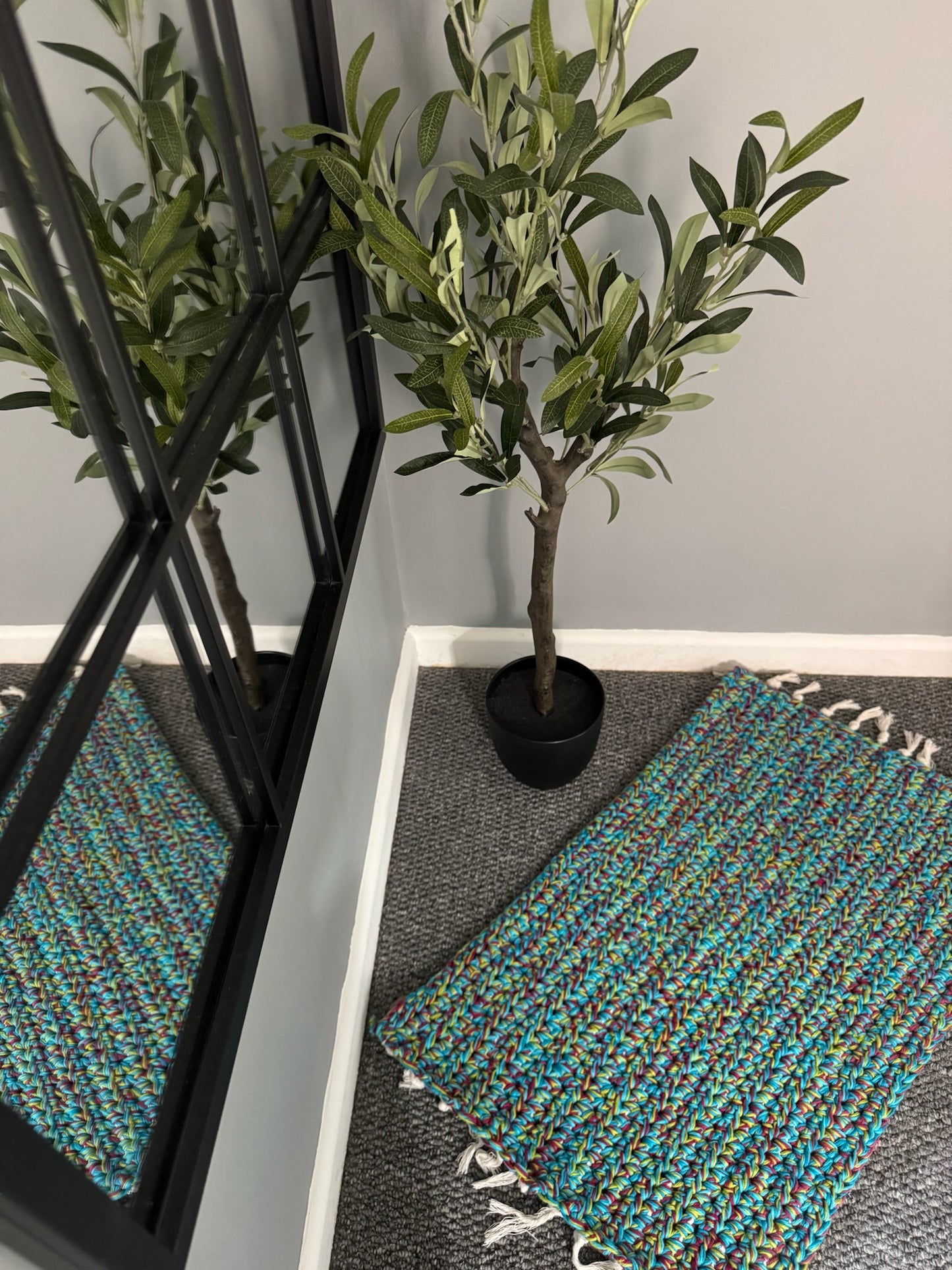 Artisan Floor Mat Peacock