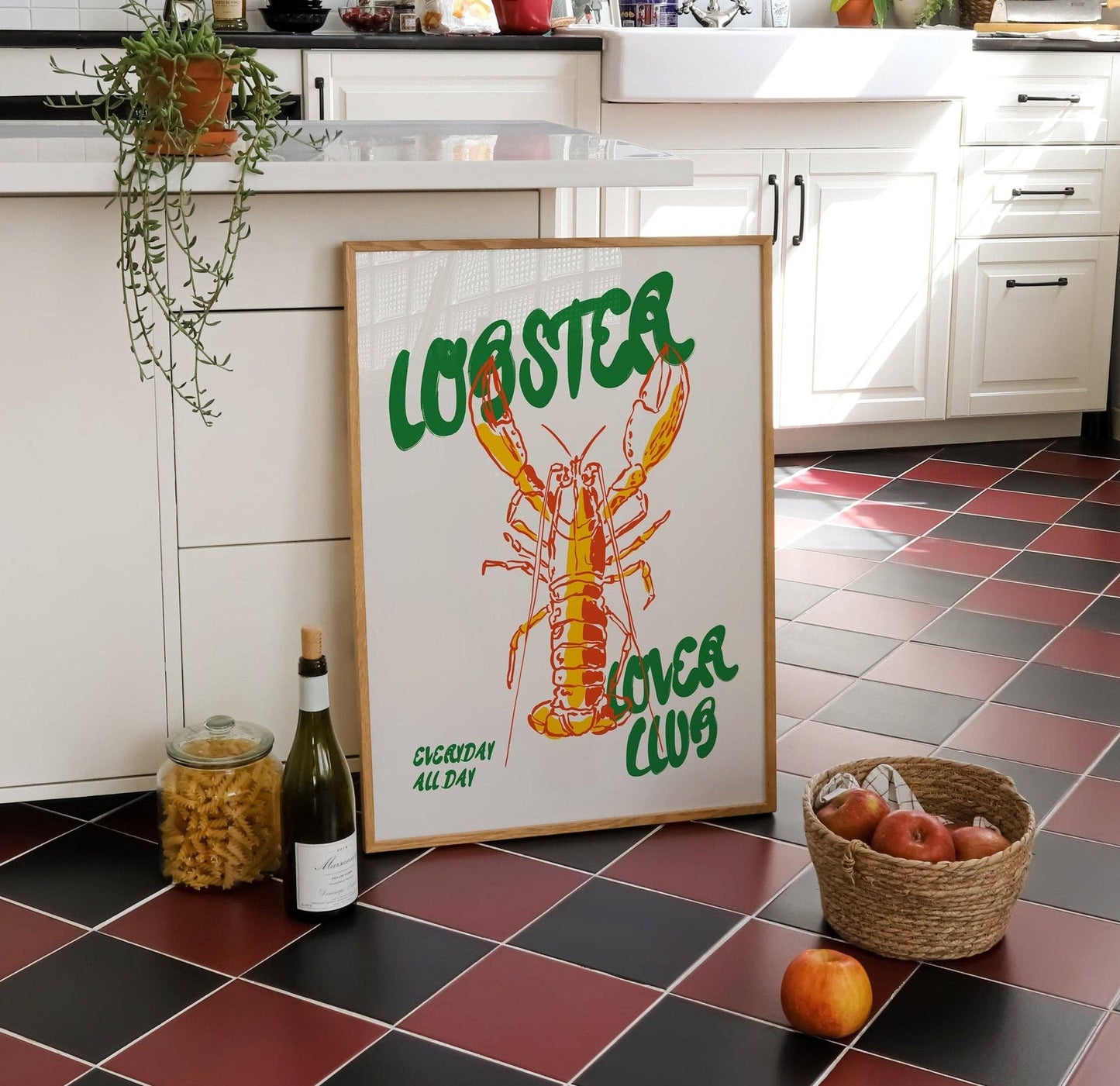 Lobster Lover Club Print: A3