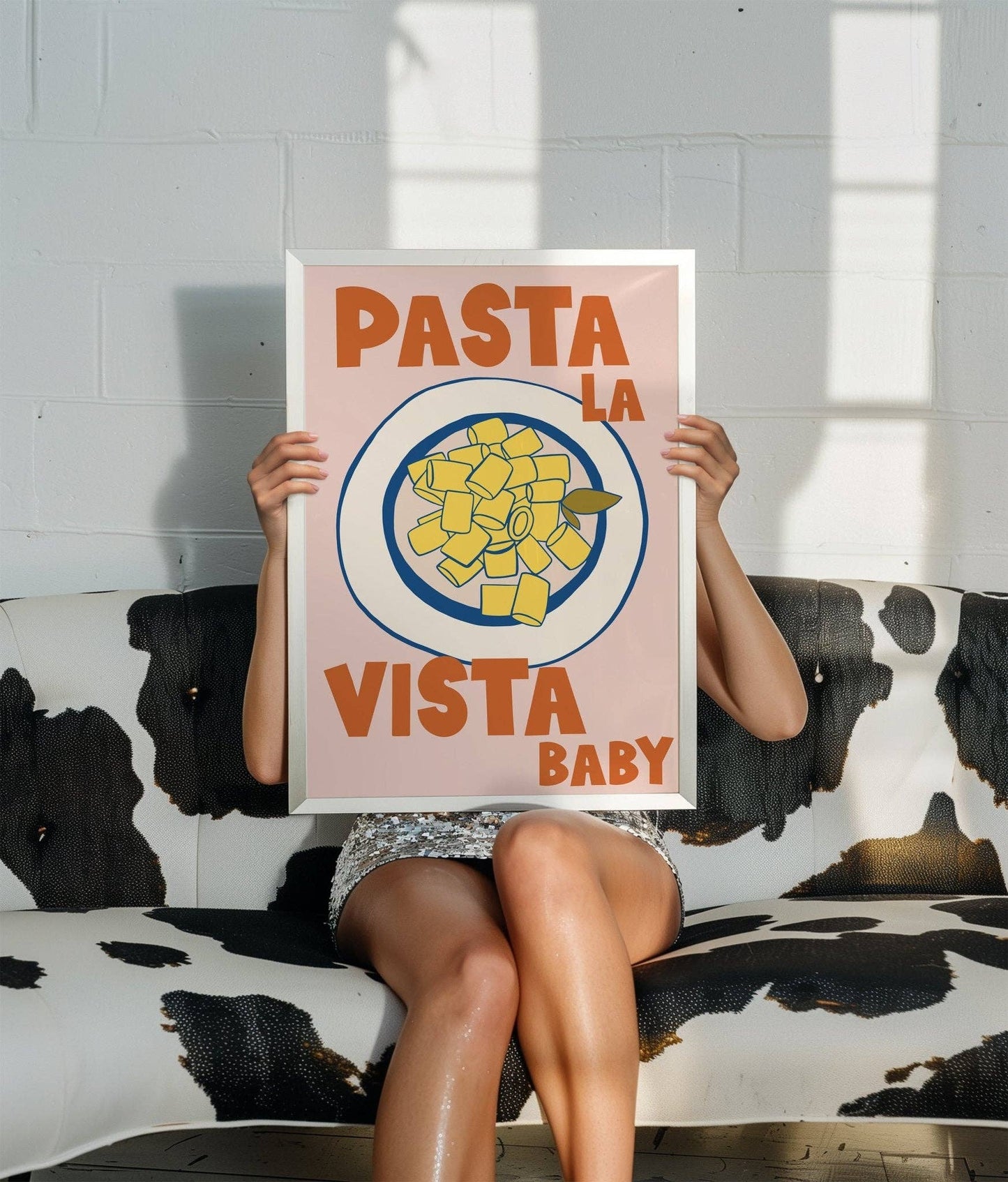 Pasta La Vista Kitchen Print: A3