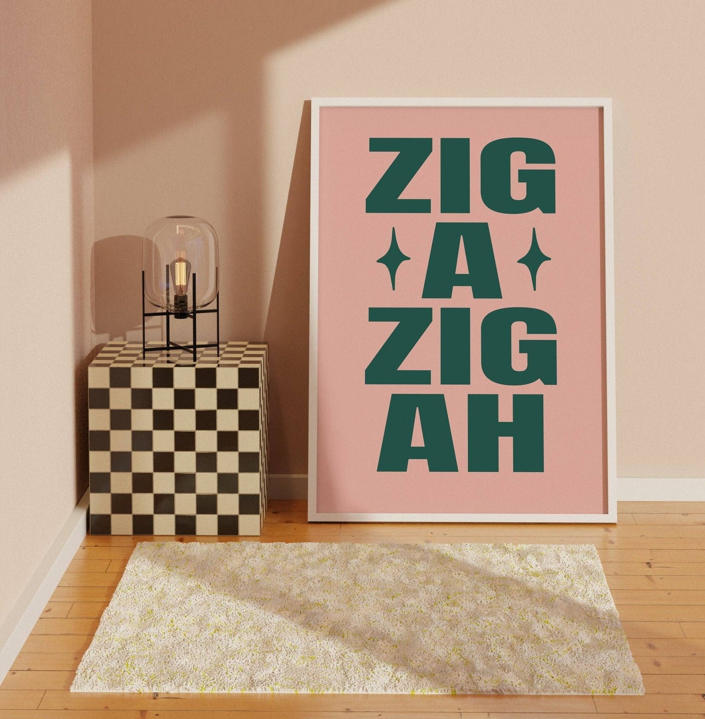 Zig a Zig Ah Spice Girls Print: A3