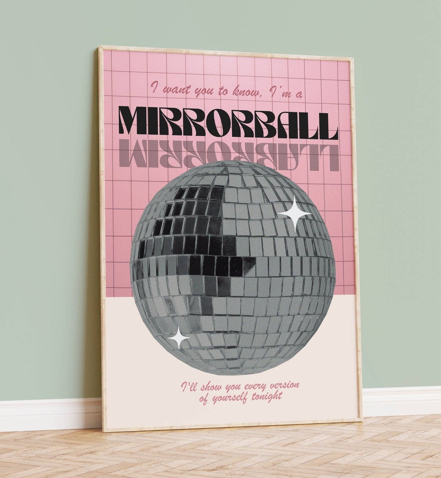 Mirrorball Print: A3