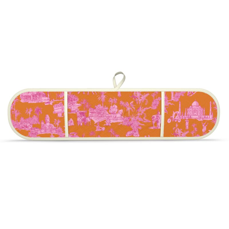 Toile De India Double Oven Gloves