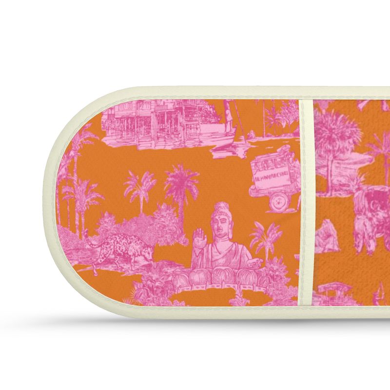 Toile De India Double Oven Gloves