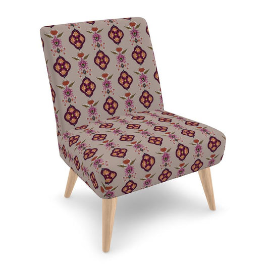 Indian Block Print Occasional Chair