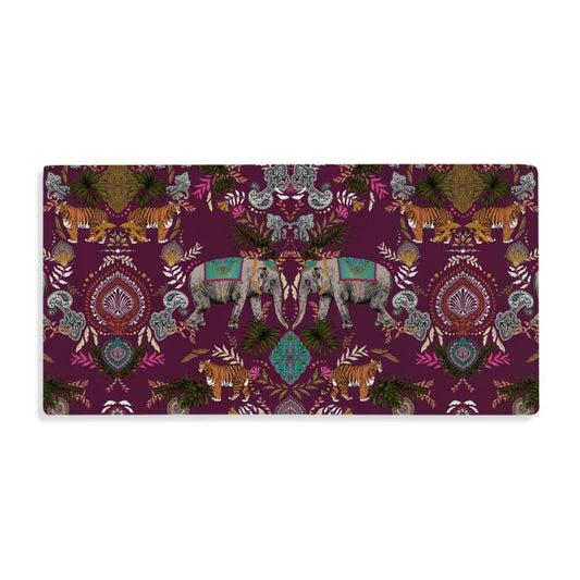 Indian Elephant Mirror Print Bone China Tray