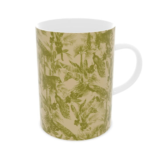 Tonal Jungle Bone China Mug