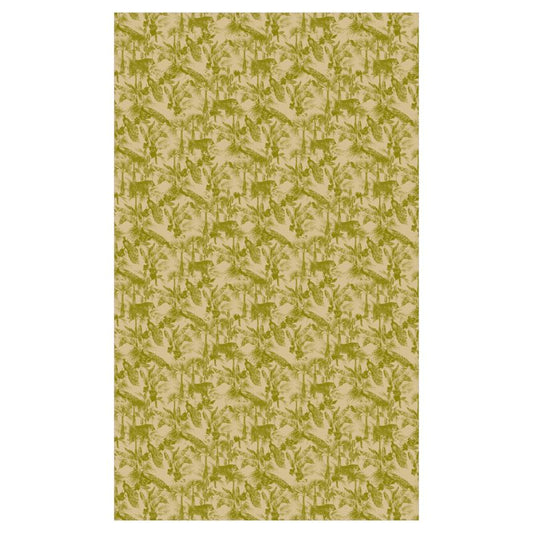 Tonal Jungle Voile Curtain