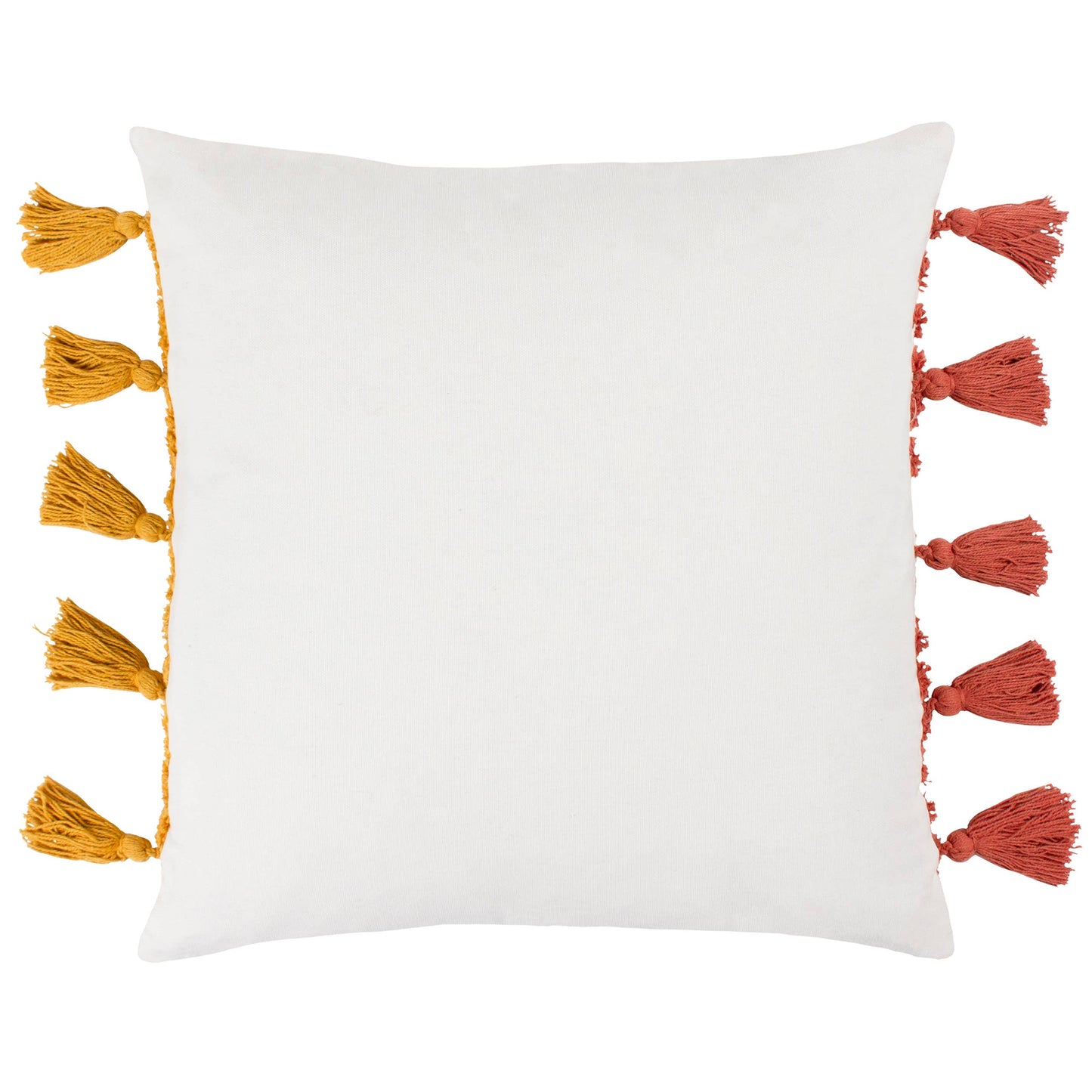 Archow Cotton Tufted Cushion Brick/Ochre